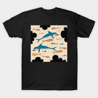 Minoan sea world illustration T-Shirt